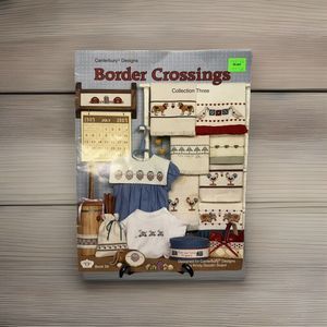 Canterbury Designs Border Crossings Collection 3 Cross Stitch Patterns Book Farm